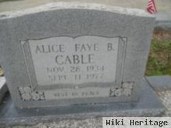 Alice Faye Cable