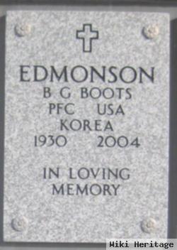 Buford G "boots" Edmonson