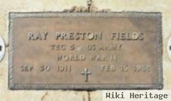 Ray Preston Fields