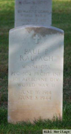 Paul P Raupach