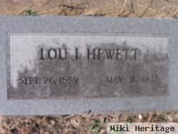 Louise I Hewett