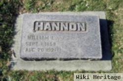 William E Hannon