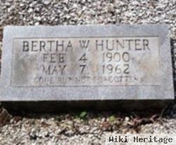 Bertha W. Hunter
