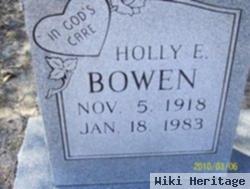 Holly E Bowen