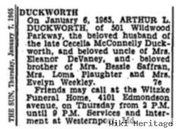 Arthur Leroy "duckie" Duckworth