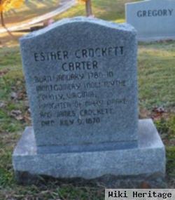 Esther Crockett Carter