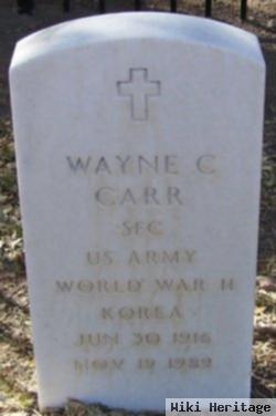 Wayne C Carr