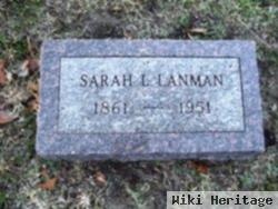 Sarah Elizabeth Lasher Lanman