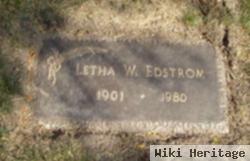 Letha W. Edstrom