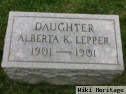 Alberta K Lepper