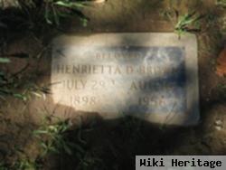 Henrietta D Brown