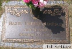 Hazel Mcintire Geertz Simpson