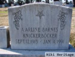 A Arline Barnes Knickerbocker