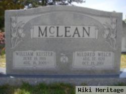 Mildred "millie" Welch Mclean