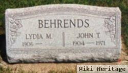 Lydia M. Wiggers Behrends