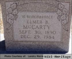 Elmer B Mccarty