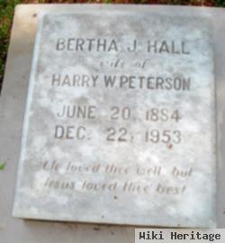 Bertha Josephine Hall Peterson