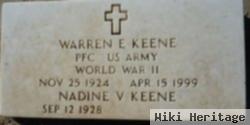 Warren E Keene