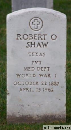 Robert O Shaw