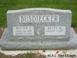 Walter C Busdiecker