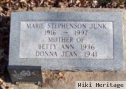 Marie Stephenson Junk