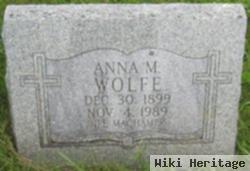 Anna M Machamer Wolfe