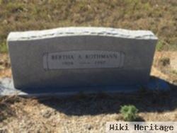 Bertha A. Wootan Kothmann