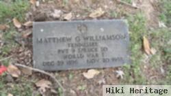 Matthew Graham "mac" Williamson