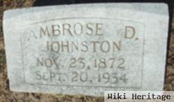 Ambrose D Johnston