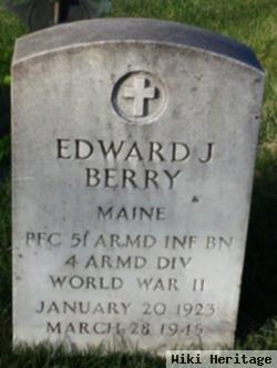 Pfc Edward J Berry