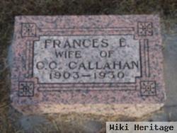 Frances E "fanny" Sharp Callahan