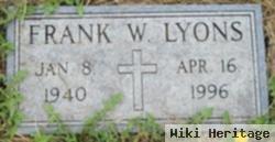 Frank W Lyons