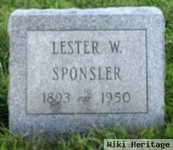 Lester W. Sponsler