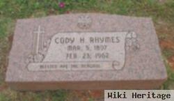 Cody H Rhymes