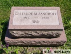 Gertrude M. Miller Sandhoff