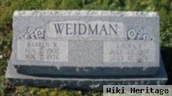 Warren W Weidman