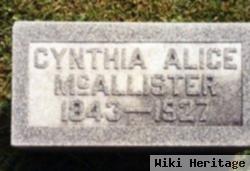 Cynthia Alice Mcallister