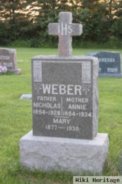 Anna "annie" Adams Weber