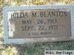 Hilda M. Singleton Blanton