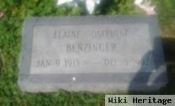 Elaine Josephine Benzinger