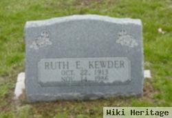 Ruth E Kewder