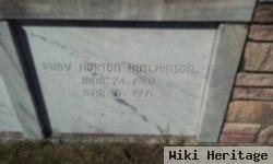 Ruby Horton Hutchinson