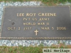 Pvt Lee Roy Greene