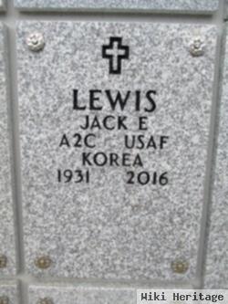 Jack E Lewis