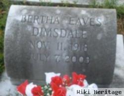 Bertha Ann Eaves Dimsdale