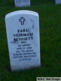 Pfc Earl Norman Bennett