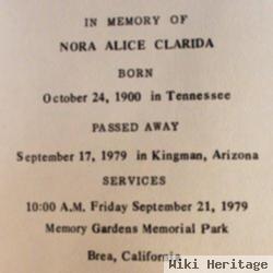 Nora Alice Hall Clarida