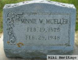 Wilhelmine W "minnie" Degner Mueller