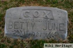 Betty June Cox