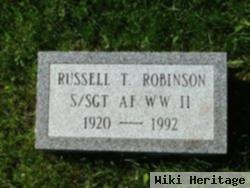 Russell T Robinson